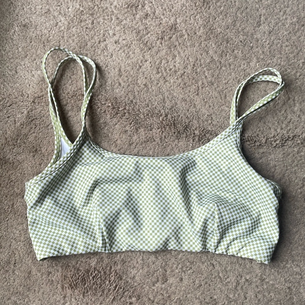 Fabletics Checkered Sports Bra